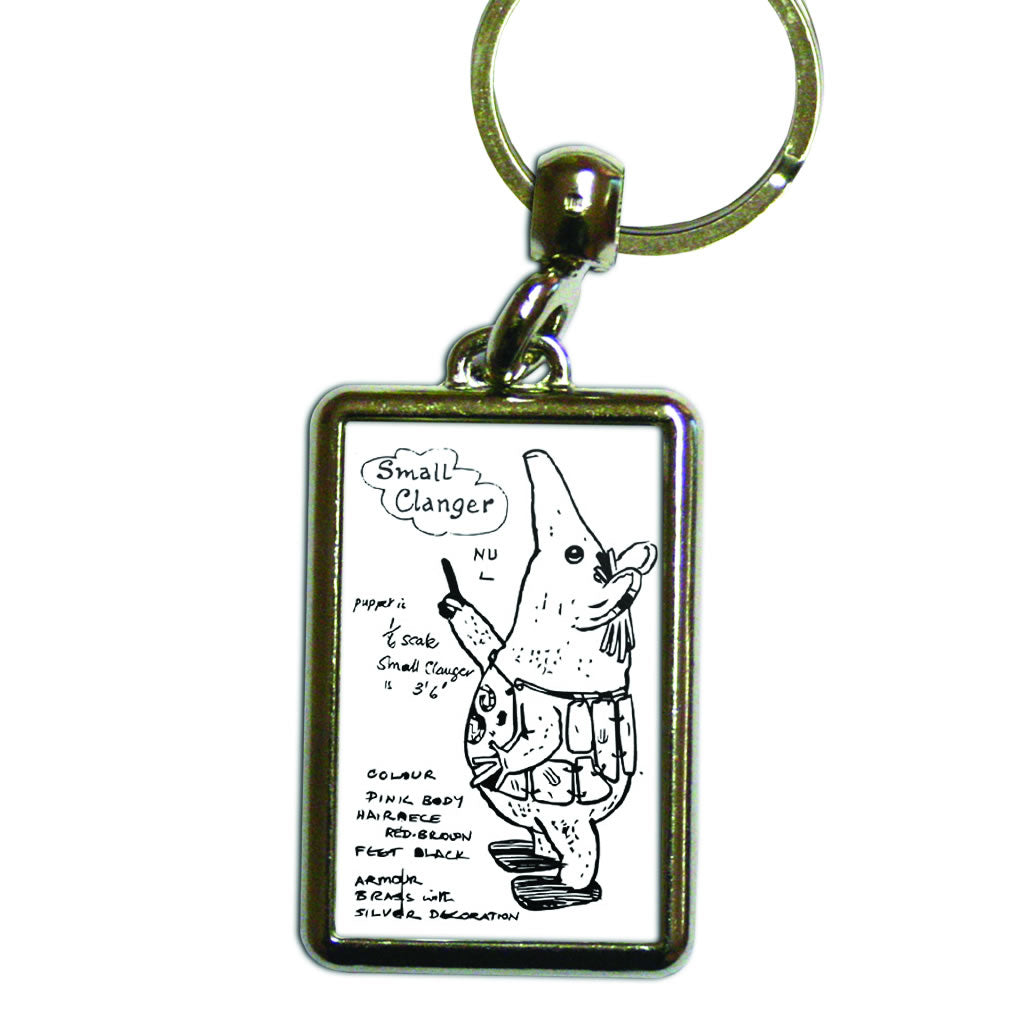 Clangers Metal Keyring