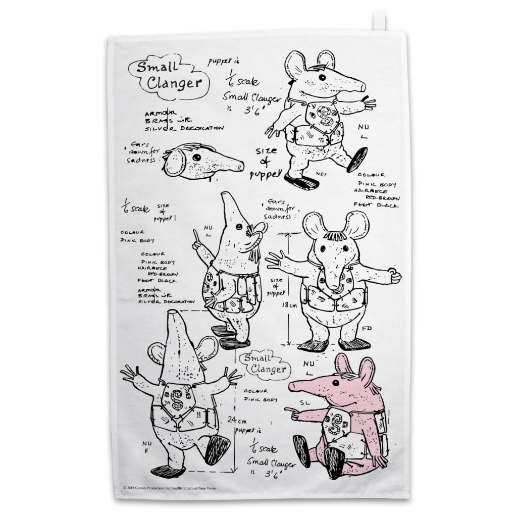 Clangers Teatowel