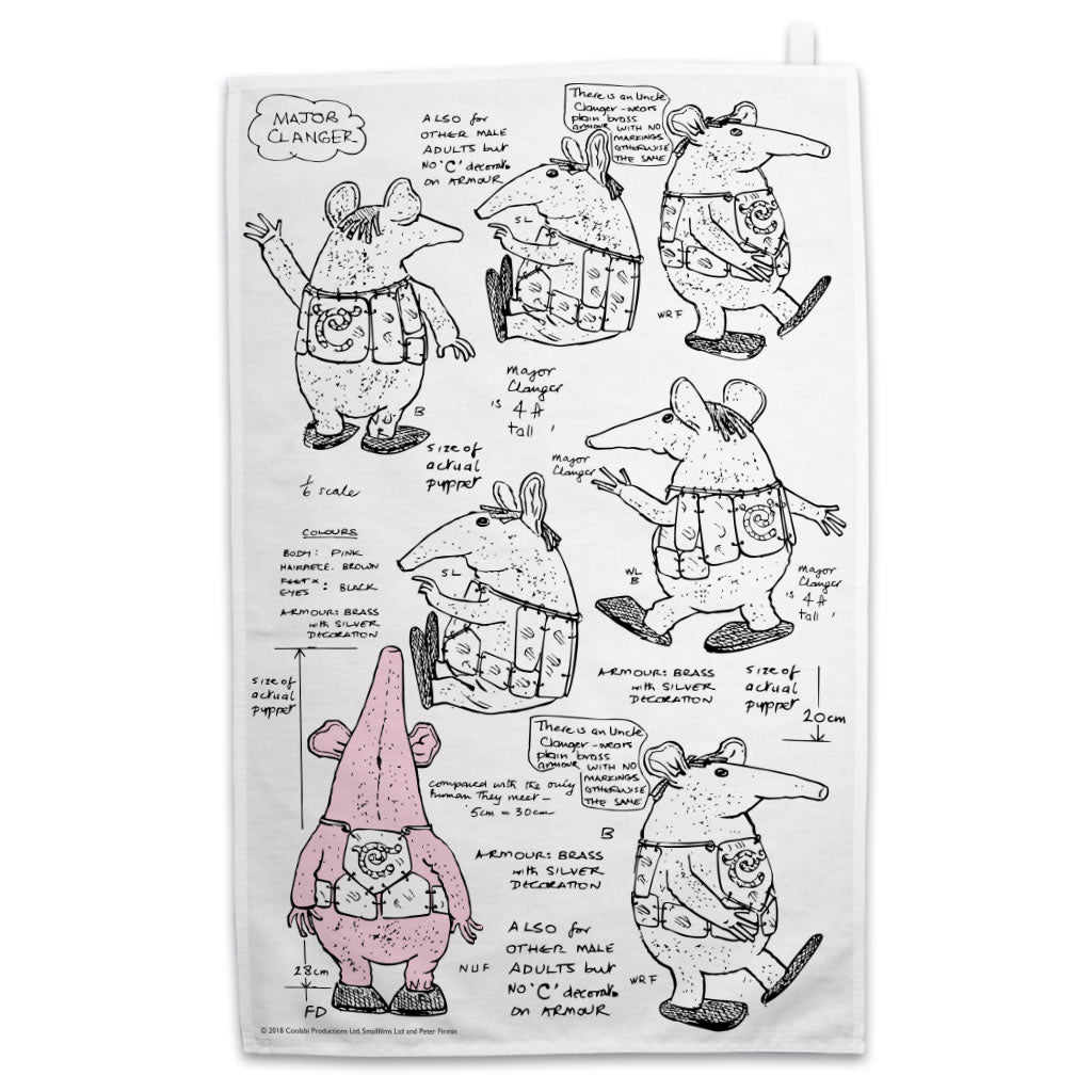 Clangers Teatowel