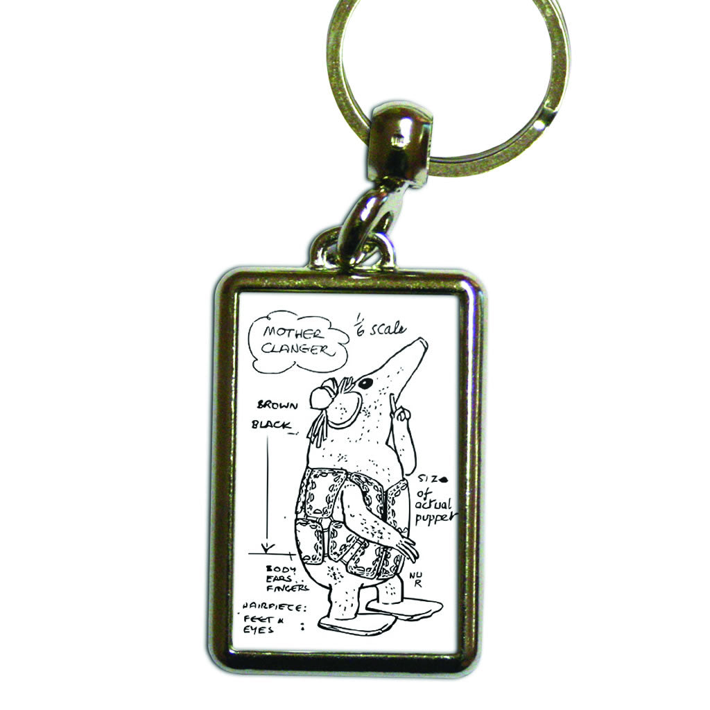 Clangers Metal Keyring