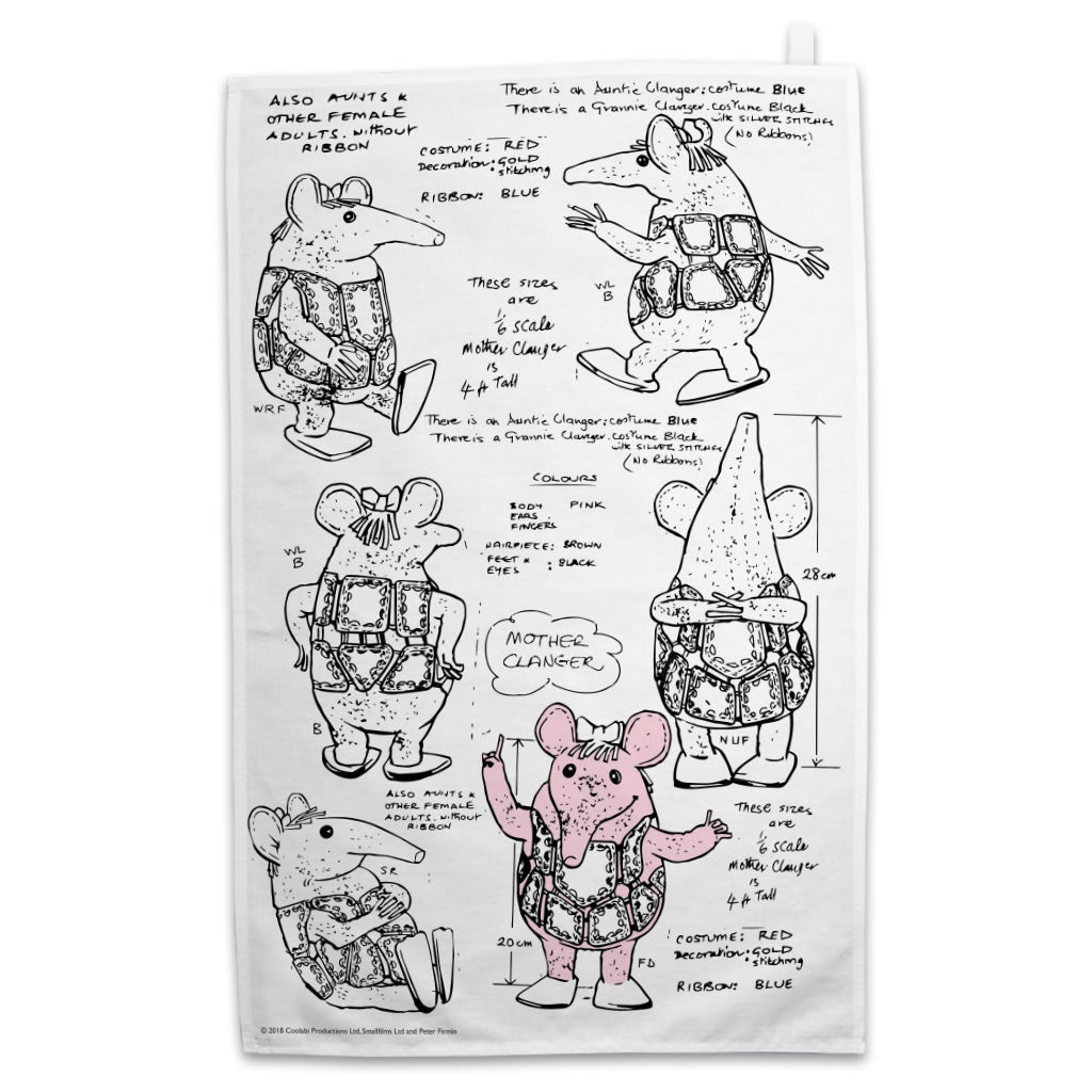 Clangers Teatowel