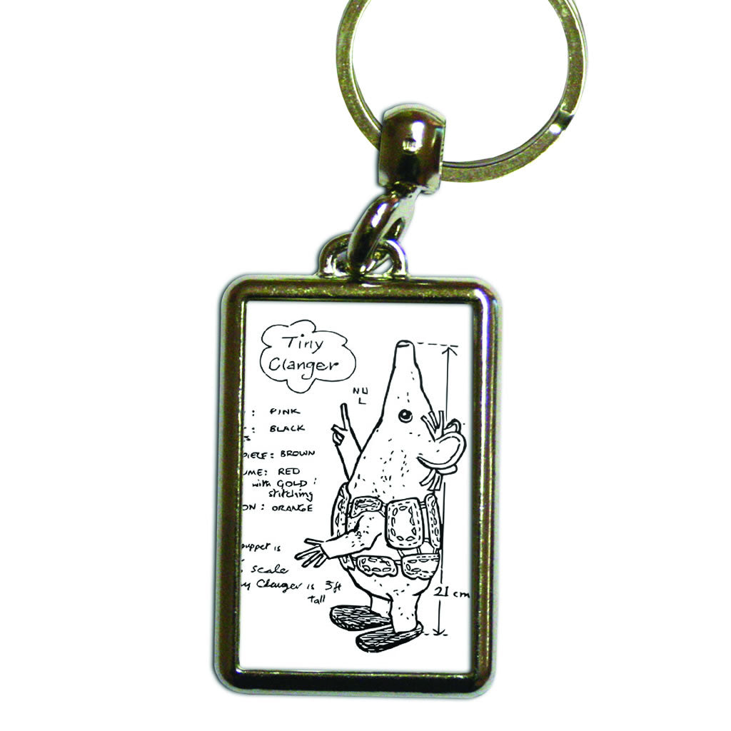 Clangers Metal Keyring