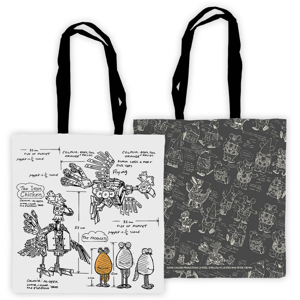 Clangers Edge To Edge Tote Bag