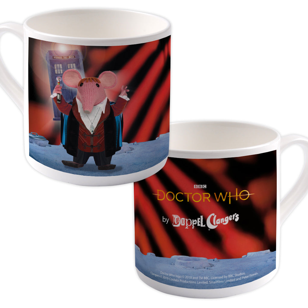 DoppelClangers Bone China Mug - Third Doctor