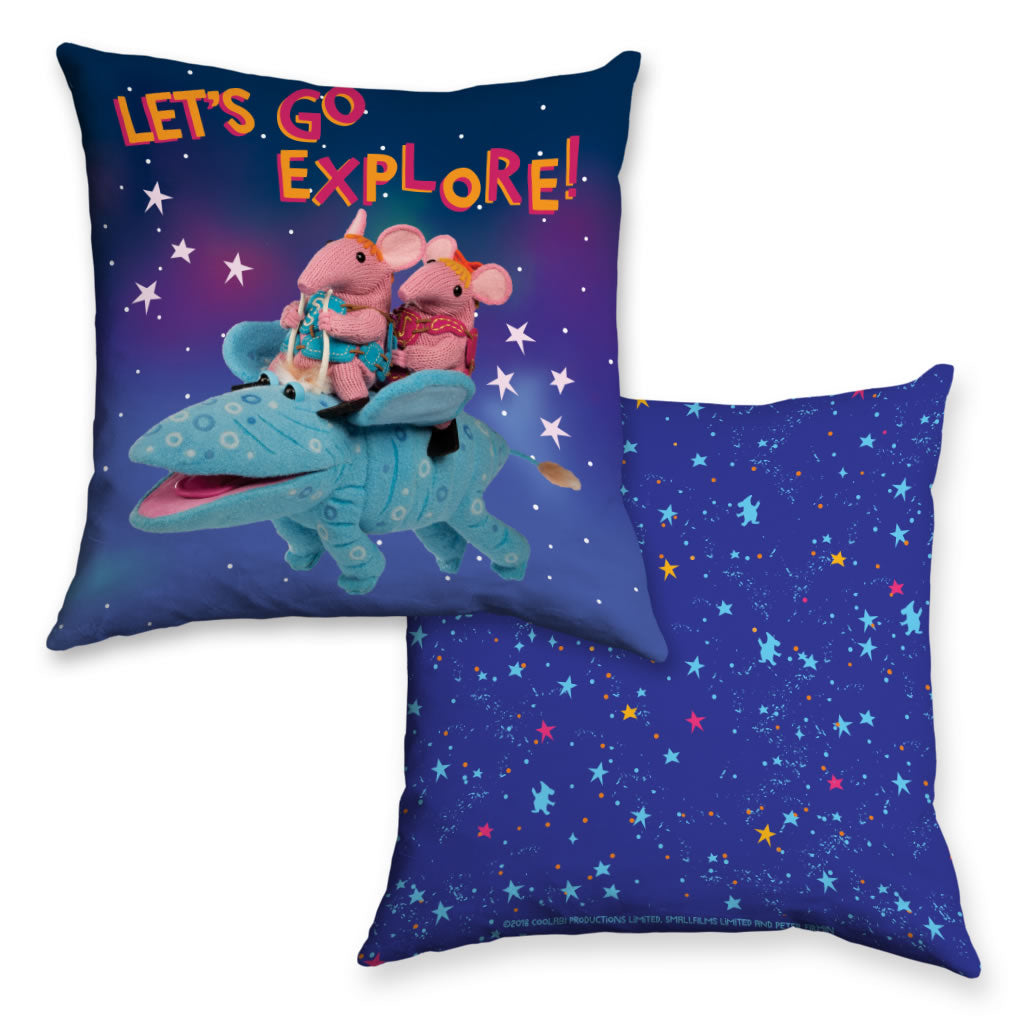 Let's Go Explore Clangers Cushion