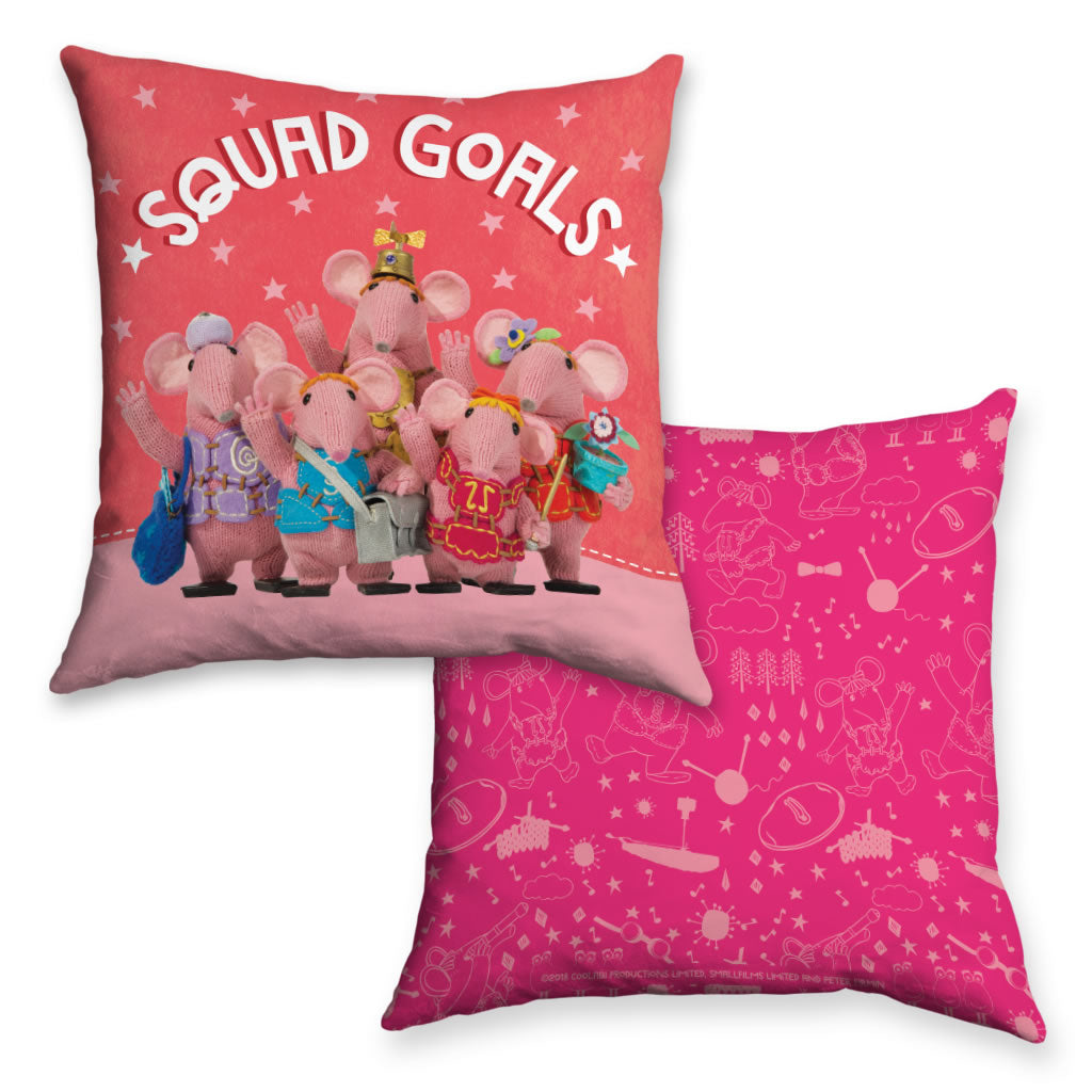 Squad Goals Clangers Cushion