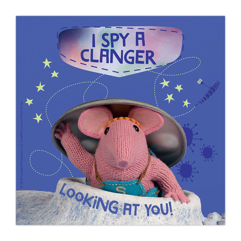 I Spy Clangers Square Art Print
