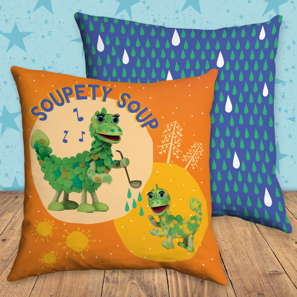 Soupety Soup Clangers Cushion