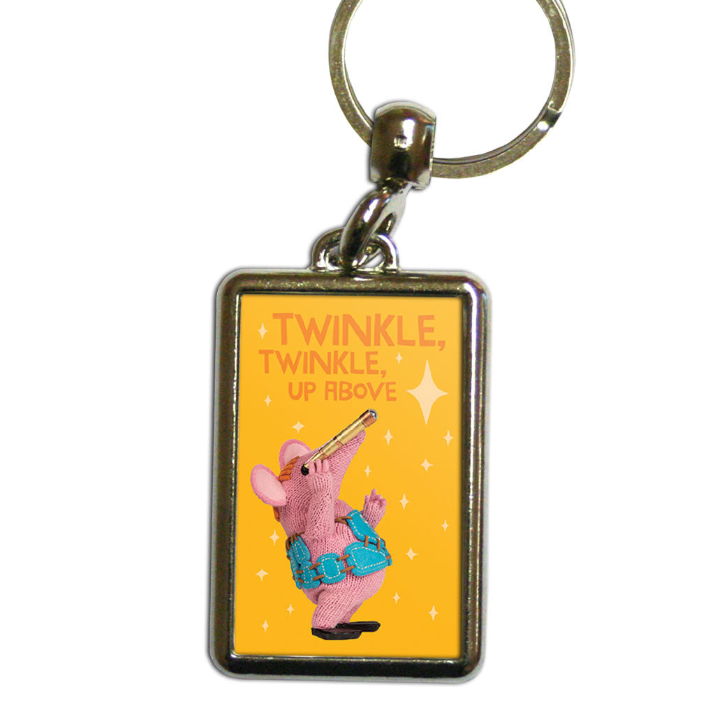 Twinkle Twinkle Clangers Metal Keyring