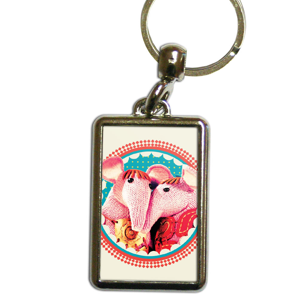Clangers Metal Keyring