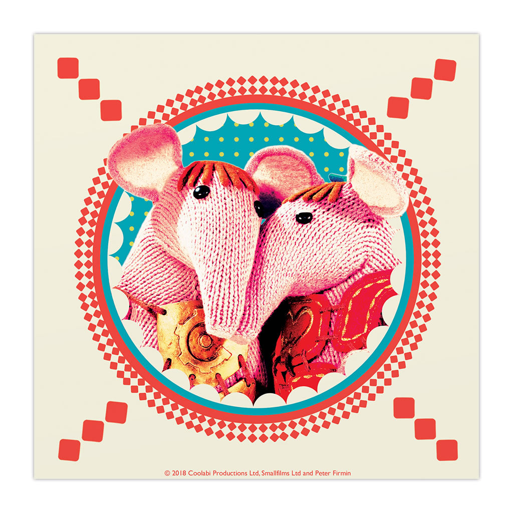 Clangers Square Art Print