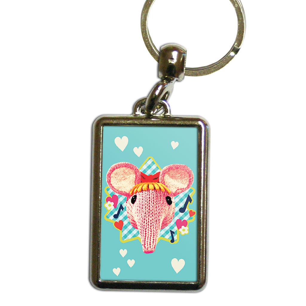Clangers Metal Keyring