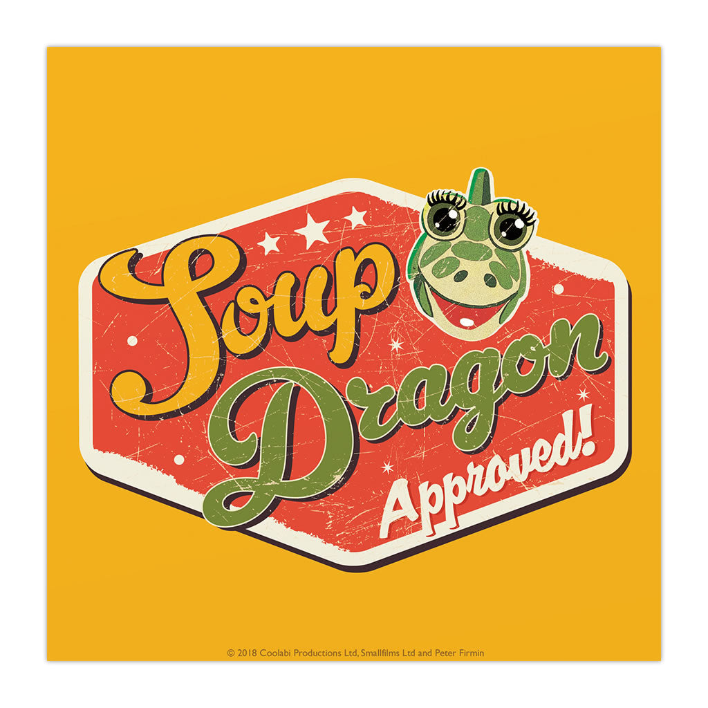 Soup Dragon Clangers Square Art Print