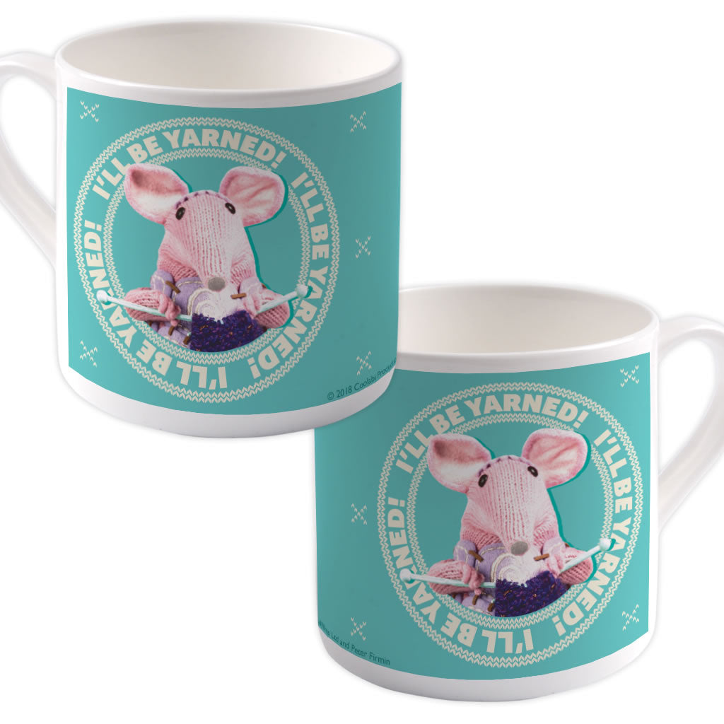 I'll be Yarned Clangers Bone China Mug