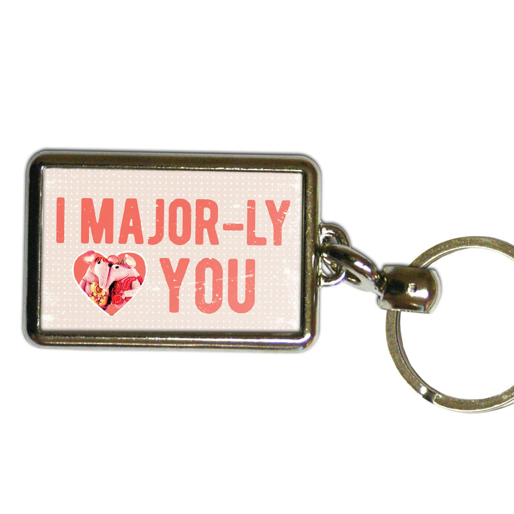 Clangers Metal Keyring