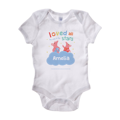 Clangers Stars Personalised Baby Grow Personalised Baby Grow