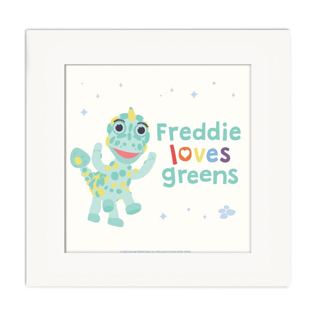 Clangers Greens Personalised Square Art Print Personalised Square Art Print 2