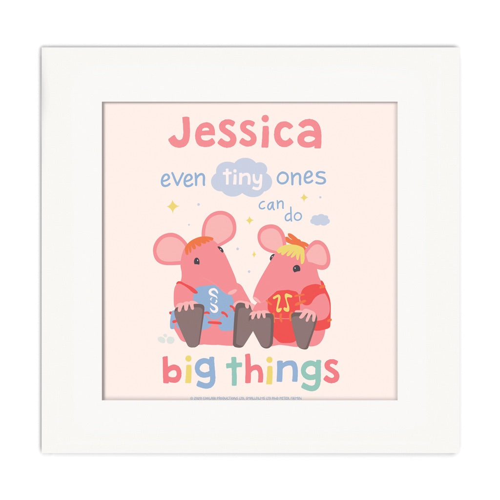 Clangers Tiny Ones Personalised Square Art Print Personalised Square Art Print 2