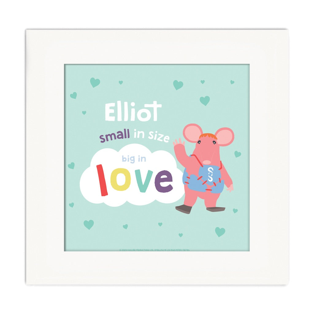 Clangers Small in Size Personalised Square Art Print Personalised Square Art Print 2