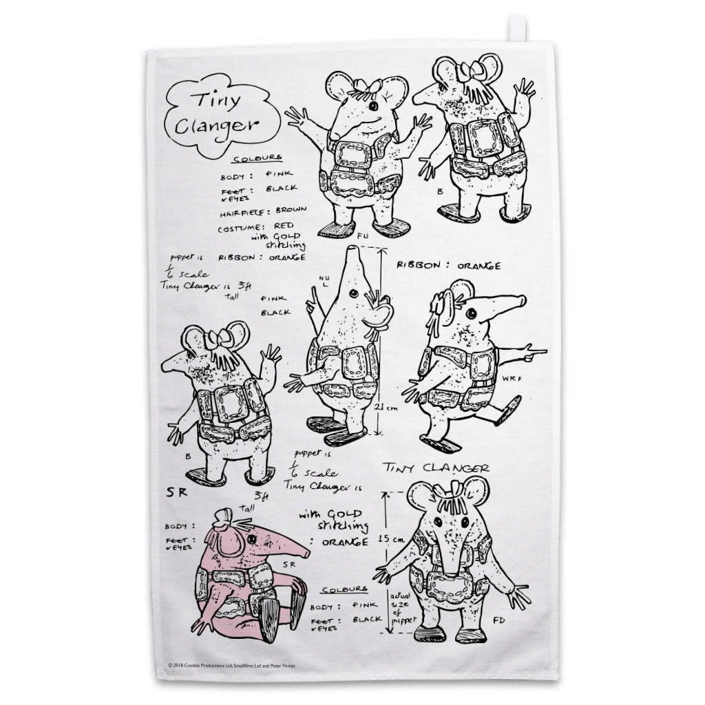 Clangers Teatowel