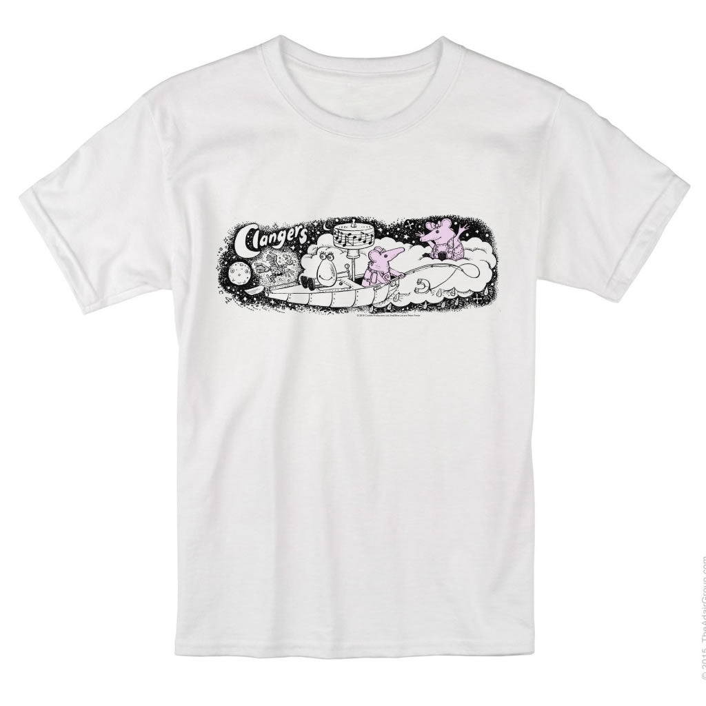 Clangers Sketch Art T-Shirt Space