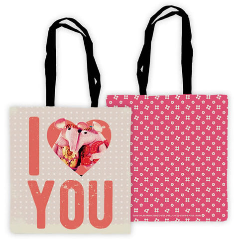 Love You Clangers Edge To Edge Tote Bag