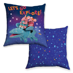 Let's Go Explore Clangers Cushion