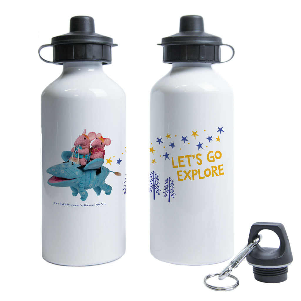 Let's Go Explore Clangers Water Bottle