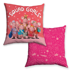 Squad Goals Clangers Cushion