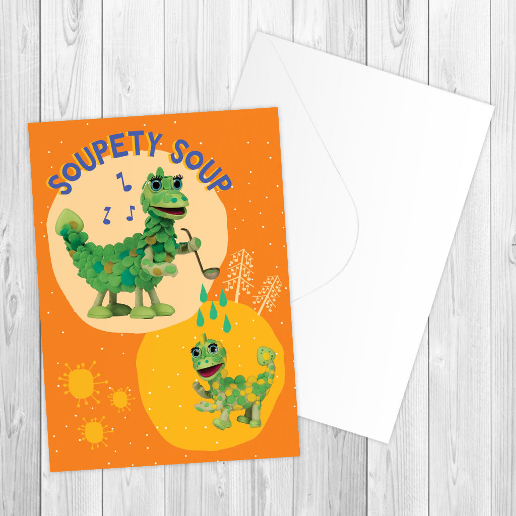 Soupety Soup Clangers Greeting Card