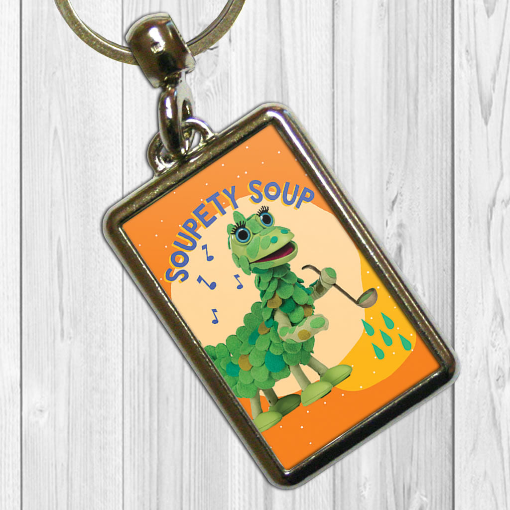 Soupety Soup Clangers Metal Keyring