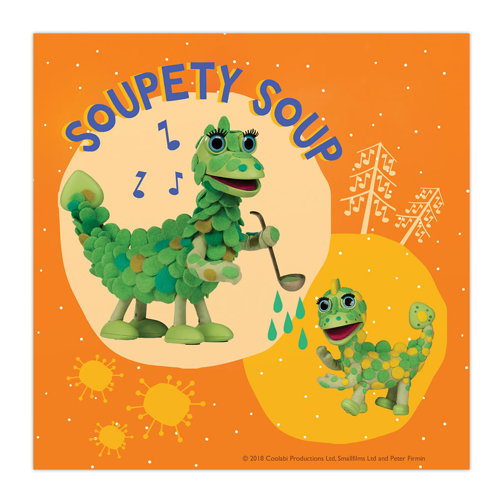 Soupety Soup Clangers Square Art Print