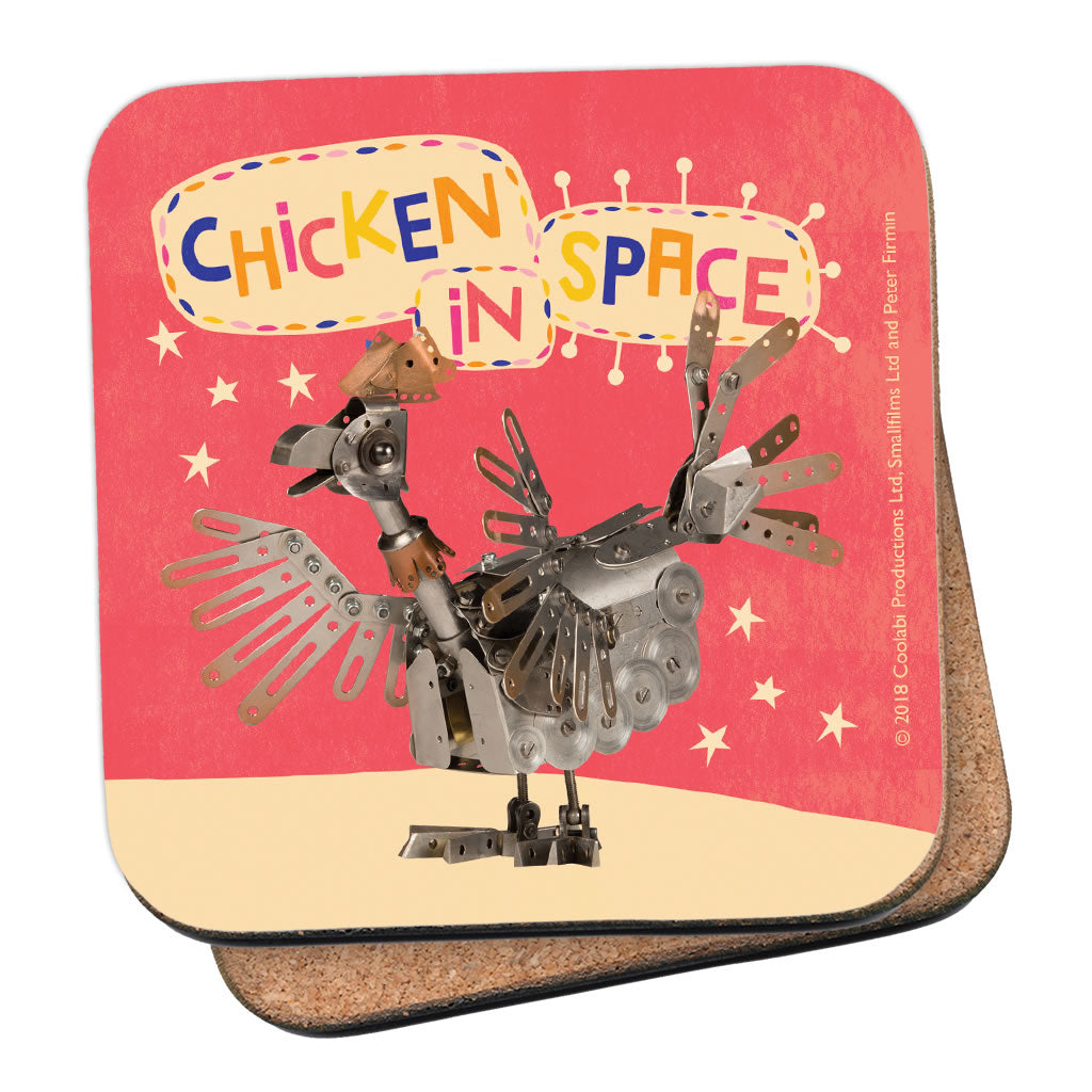 Chicken In Space Clangers Coaster