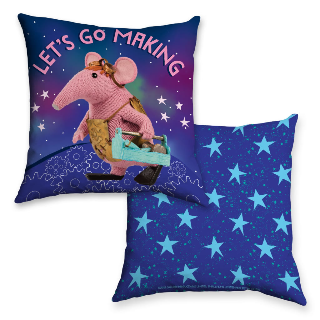 Let's Go Making Clangers Cushion