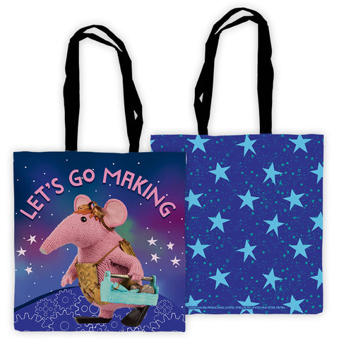 Let's Go Making Clangers Edge To Edge Tote Bag
