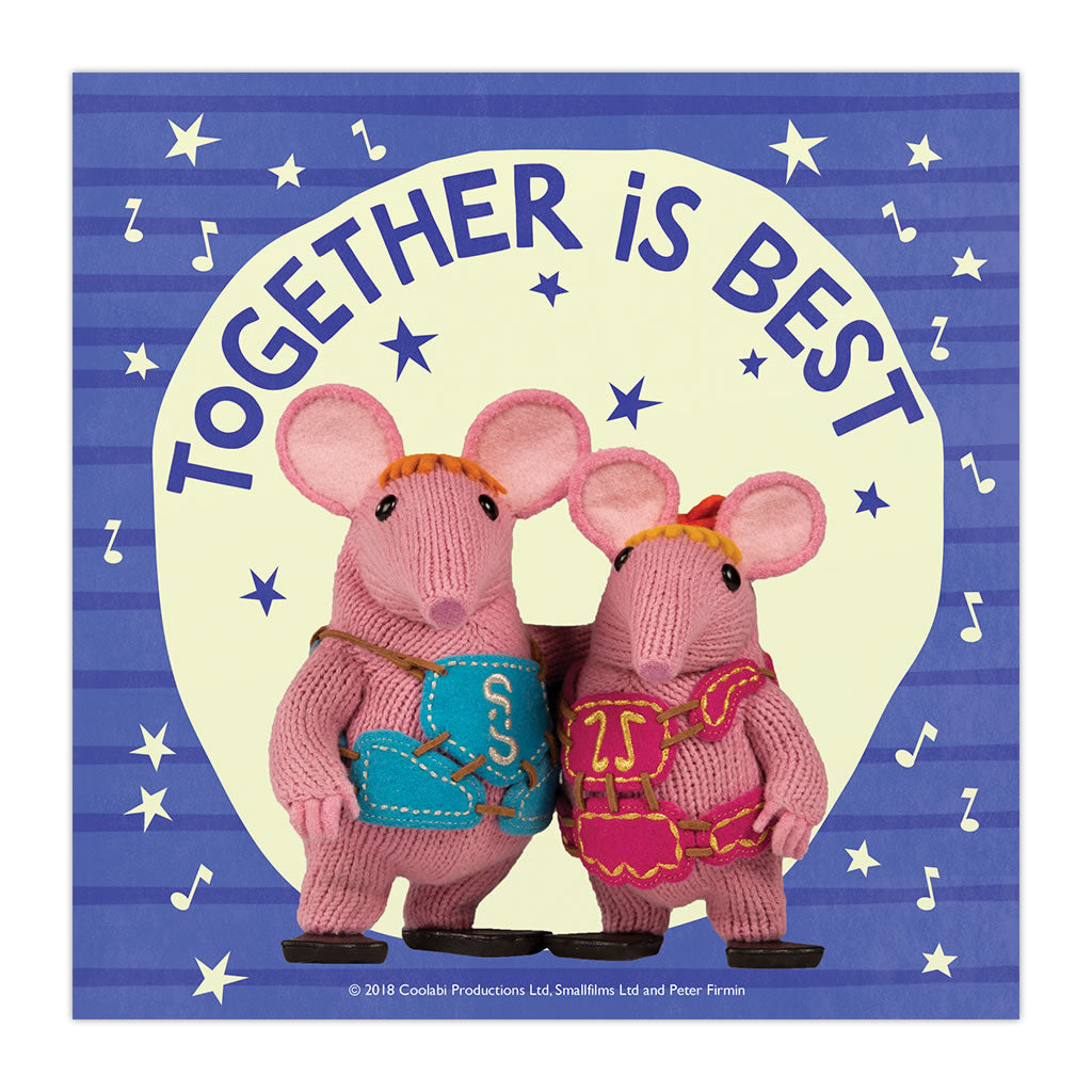 Mother Knows Best Clangers Square Art Print