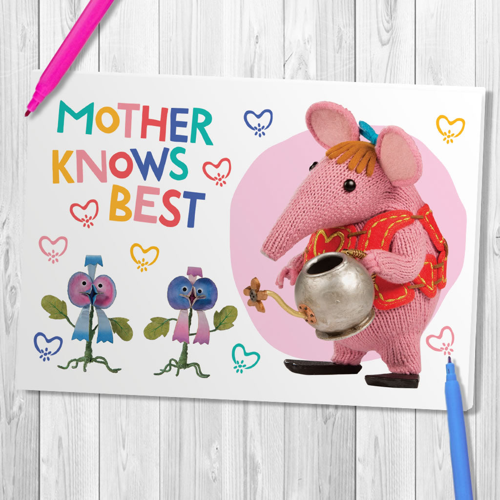 Mother Knows Best Clangers A5 Note Pad