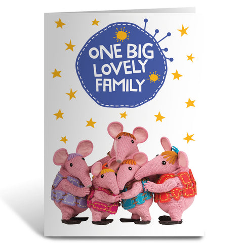 Family Clangers Greeting Card