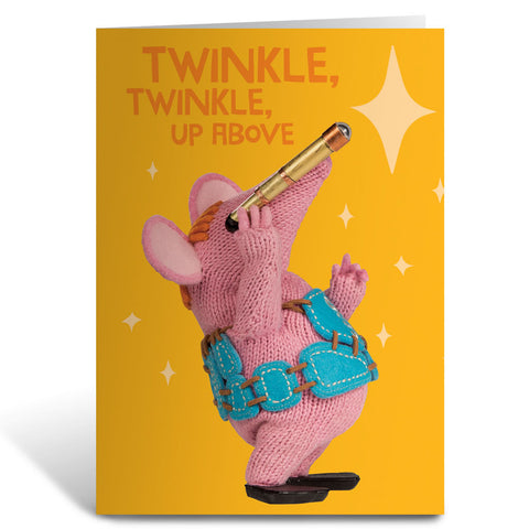 Twinkle Twinkle Clangers Greeting Card