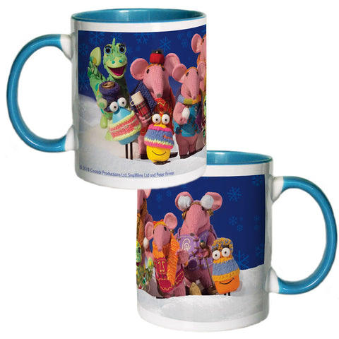 Season's Greetings Clangers Coloured Insert Mug