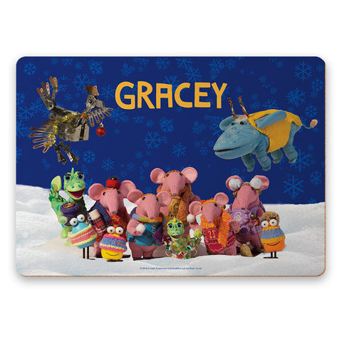 Season's Greetings Clangers Personalised Placemat