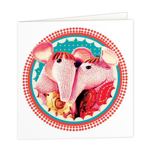 Clangers Square Greeting Card