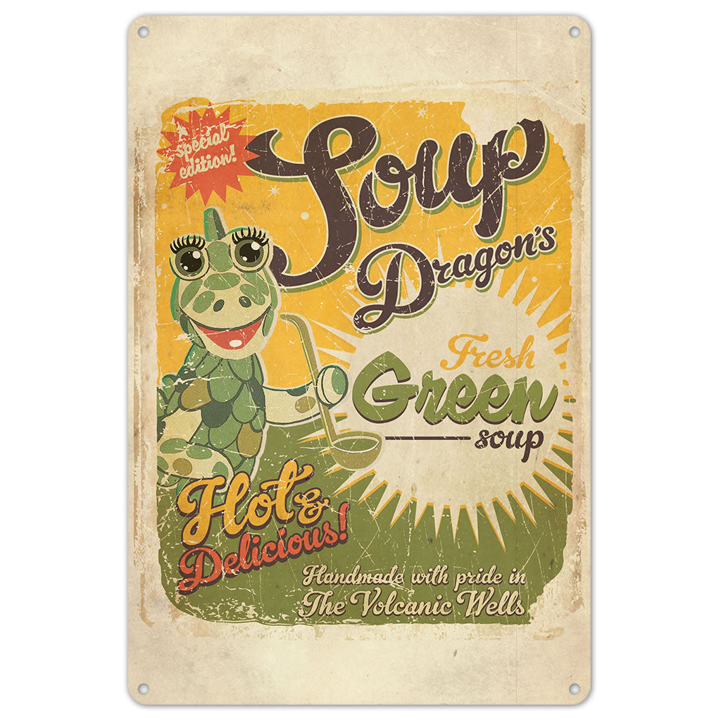 Soup Dragon Clangers Metal Sign
