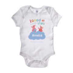 Clangers Stars Personalised Baby Grow Personalised Baby Grow
