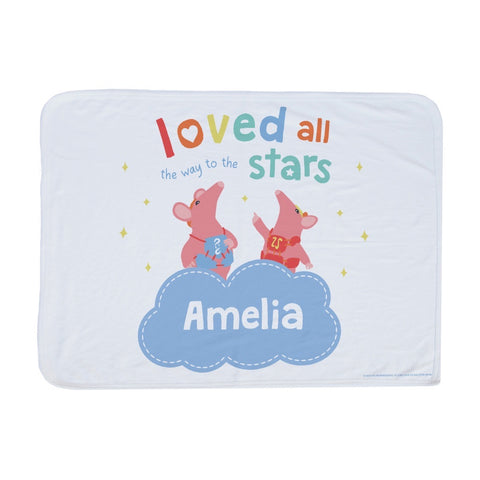 Clangers Stars Personalised Blanket