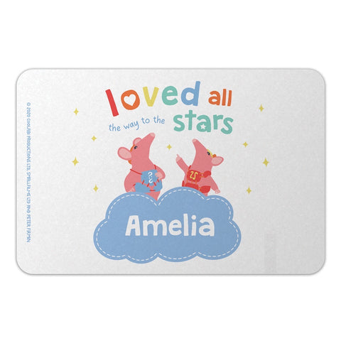 Clangers Stars Personalised Door Plaque