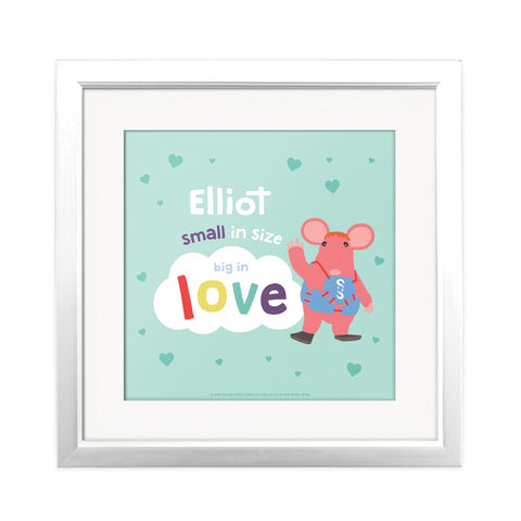 Clangers Small in Size Personalised Square Art Print Personalised Square Art Print