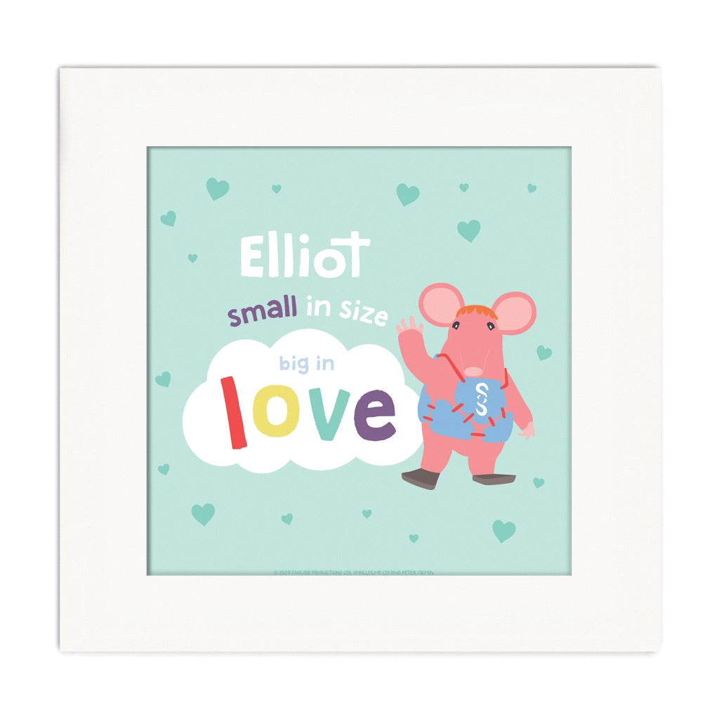 Clangers Small in Size Personalised Square Art Print Personalised Square Art Print 2